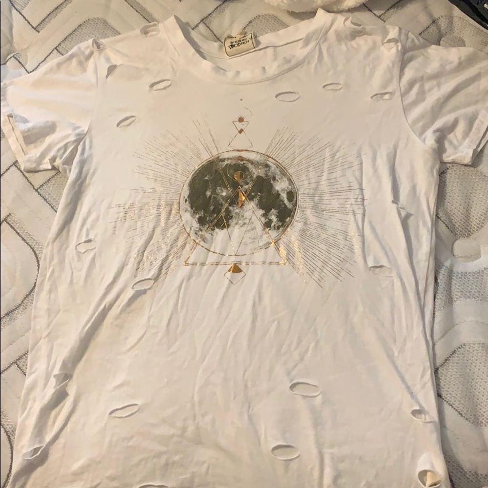 Distressed tee